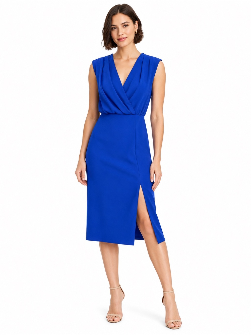 Amanda Uprichard Matthews Admiral Blue Dress XS NWT